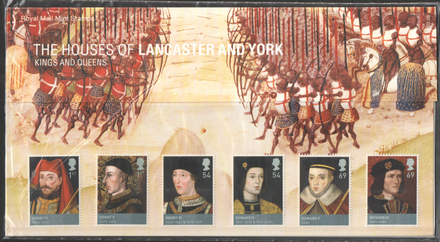 (image for) 2008 House of Lancaster & York Royal Mail Presentation Pack 409